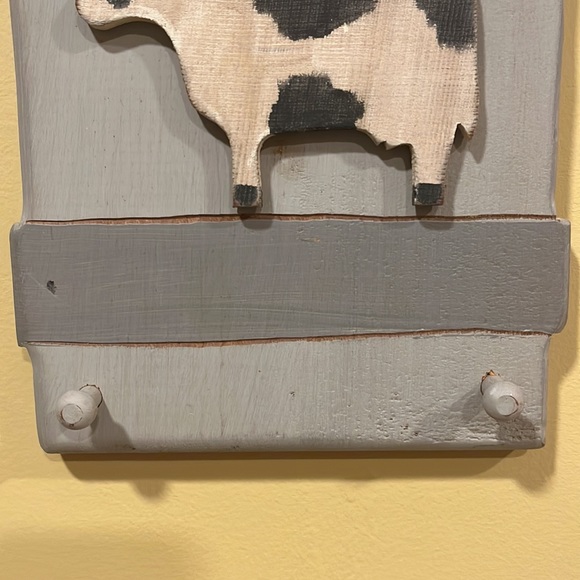 Hand Crafted Folk Art Milk Can w/ Cow by Beaver Creek Beaman Iowa Artist Signed - Picture 7 of 15